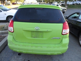 2003 TOYOTA MATRIX LIME GREEN 1.8L MT Z15092